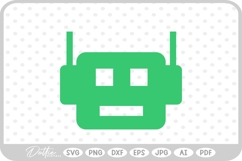 Robot SVG PNG DXF Product Image 1