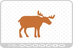 Moose SVG PNG DXF Product Image 1