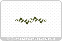 Botanical Hand Drawn Vine Doodle Nature SVG PNG DXF Product Image 1