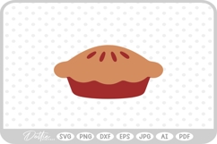 Pie Outline Icon Food Baking Cooking SVG PNG DXF Product Image 1