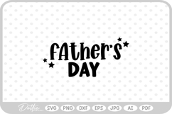 Fathers Day Stars SVG PNG DXF Product Image 1