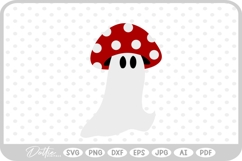 Mushroom Toadstool Ghost Fall Autumn SVG PNG DXF Product Image 1