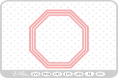 Octagon SVG PNG DXF Product Image 1