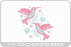 Hummingbird SVG PNG DXF Product Image 1