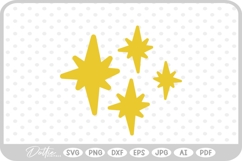 Star Sparkle Shape SVG PNG DXF Product Image 1
