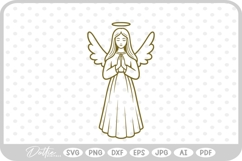 Angel Wings Halo Christmas Christian Jesus Religion Church Product Image 1