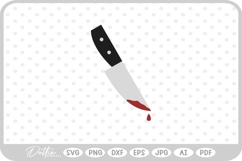 Knife Knives Halloween Blood SVG PNG DXF Product Image 1