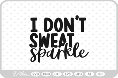 Fitness Quote Workout Gym SVG PNG DXF Product Image 1