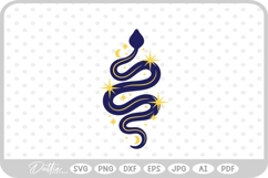 Mystical Snake SVG PNG DXF Product Image 1