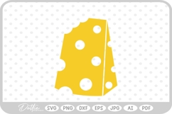 Cheese SVG PNG DXF Product Image 1