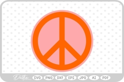Peace Sign SVG PNG DXF Product Image 1