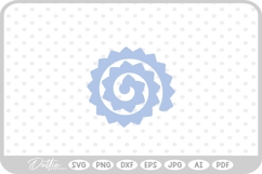 Rolled Flower Paper Craft SVG PNG DXF Product Image 1