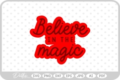 Christmas Quote Script Festive Winter SVG PNG DXF Product Image 1