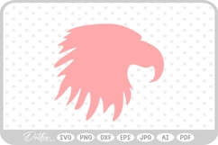 Eagle Hawk Bird Outline Shape SVG PNG DXF Product Image 1