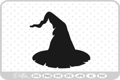 Witch Hat Spooky Halloween SVG PNG DXF Product Image 1