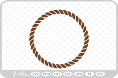 Rope Border SVG PNG DXF Product Image 1