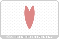 Flower Petal Shape Silhouette SVG PNG DXF Product Image 1