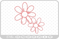 Flowers SVG PNG DXF Product Image 1