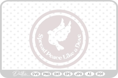 Dove Quote SVG PNG DXF Product Image 1