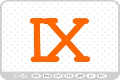 Roman Numeral SVG PNG DXF Product Image 1