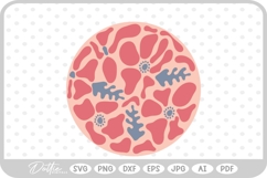 Abstract Flower Pattern Wavy Boho Botanic SVG PNG DXF Product Image 1