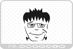Frankenstein Halloween Monster Zombie SVG PNG DXF Product Image 1