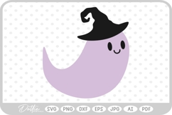 Halloween Ghost Witch SVG PNG DXF Product Image 1