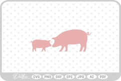Pig Farm Animal SVG PNG DXF Product Image 1