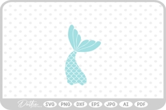 Mermaid Tail Fish Tail SVG PNG DXF Product Image 1