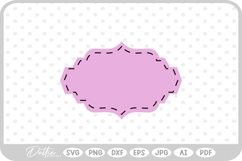 Elegant Dashed Shape SVG PNG DXF Product Image 1