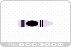 Crayon SVG PNG DXF Product Image 1