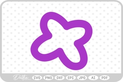 Flower Doodle Sketch Style Hand Drawn SVG PNG DXF Product Image 1