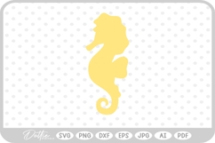Seahorse SVG PNG DXF Product Image 1