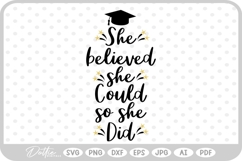 Graduation Quote SVG PNG DXF Product Image 1