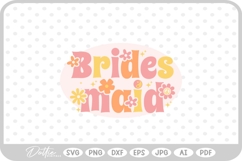 Bridesmaid Funky Bachelorette SVG PNG DXF Product Image 1