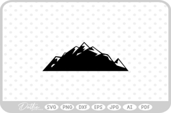 Mountains SVG PNG DXF Product Image 1