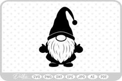 Festive Christmas Gonks Gnomes Winter SVG PNG DXF Product Image 1