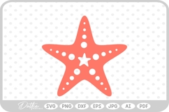 Starfish SVG PNG DXF Product Image 1