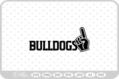 Bulldogs Sports Team SVG PNG DXF Product Image 1