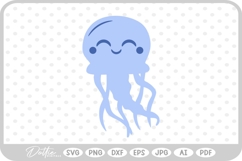 Jellyfish SVG PNG DXF Product Image 1