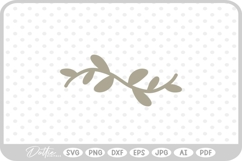 Botanical Hand Drawn Vine Doodle Nature SVG PNG DXF Product Image 1