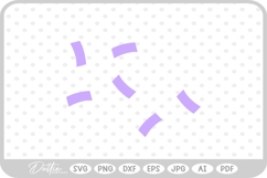 Confetti Party Décor SVG PNG DXF Product Image 1