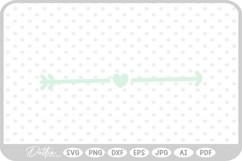 Arrow Decorative Line Cute Scandi Simple Drawn SVG PNG DXF Product Image 1