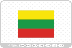 Lithuania World Flag SVG PNG DXF Product Image 1