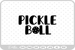 Pickleball SVG PNG DXF Product Image 1
