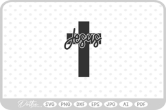 Cross Faith Christian Jesus Christ Religious SVG PNG DXF Product Image 1
