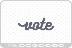 Voting Vote Election President Voted SVG PNG DXF Product Image 1