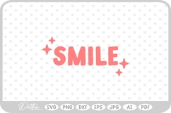 Smile Word SVG PNG DXF Product Image 1