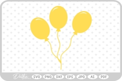 Balloon SVG PNG DXF Product Image 1
