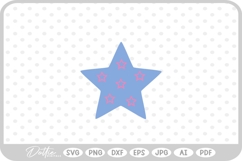Star Shape Stars Space Doodle Starburst SVG PNG DXF Product Image 1